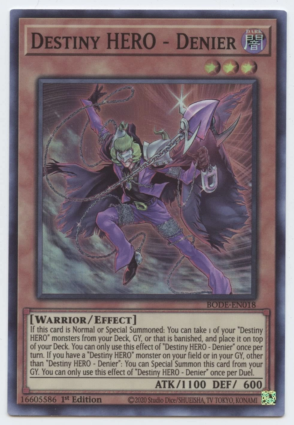 Hengulus Destiny Hero Denier BODE-EN018 - EN