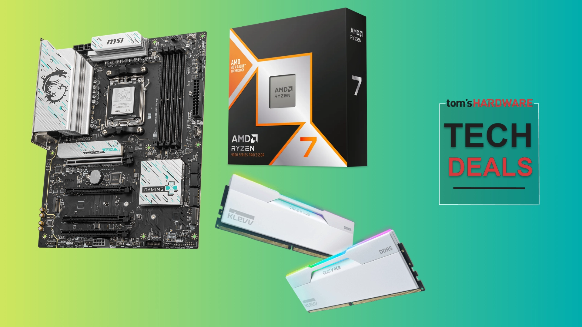 Get AMD's flagship Ryzen 7 9800X3D with 32GB of DDR5 memory and an MSI B850 Wi-Fi 7 motherboard at a discount &mdash; Micro Center bundles are now available on Amazon