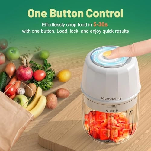 Mini Portable Veggie Chopper - 350 ml 30 watts