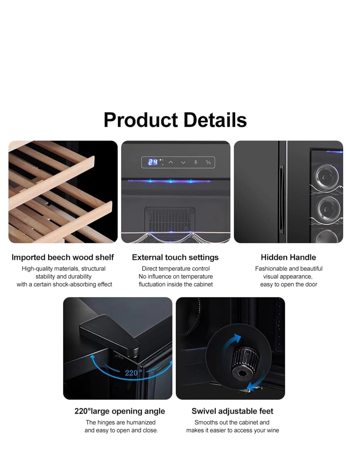 Cooler Refrigerator - 46 bottles