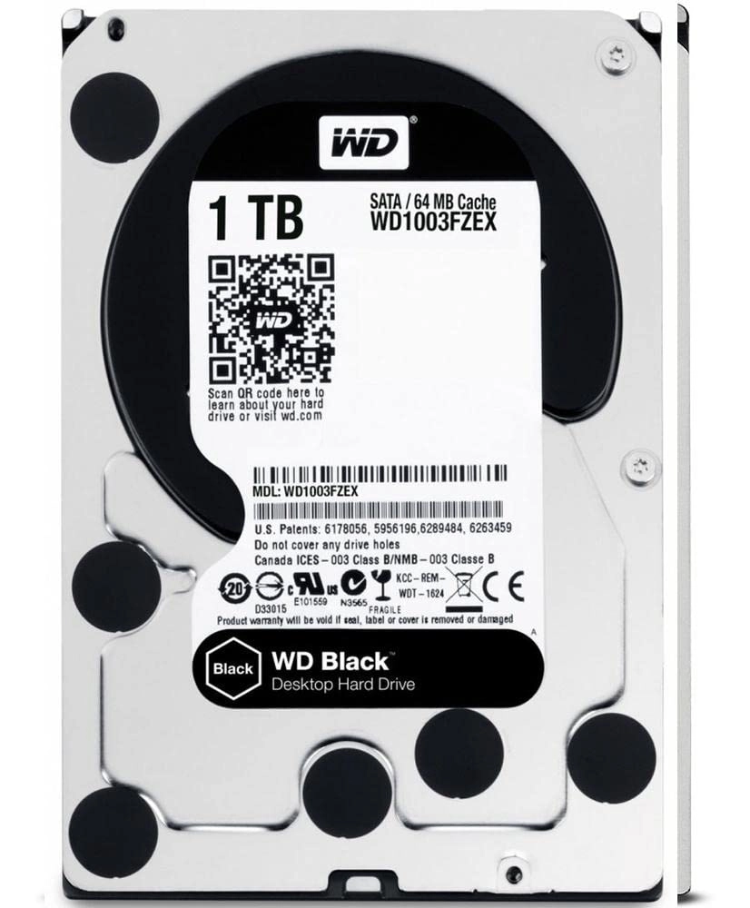 Western Digital Black 3.5" 7200rpm 64MB SATA 6Gb/s (WD1003FZEX-SPK3CA0) - 1TB