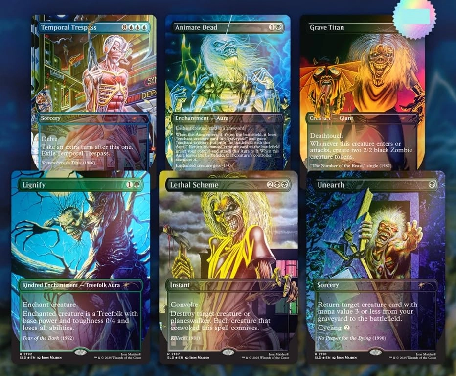 MTG Decks & More Secret Lair x Iron Maiden: Album Art (Foil Edition)
