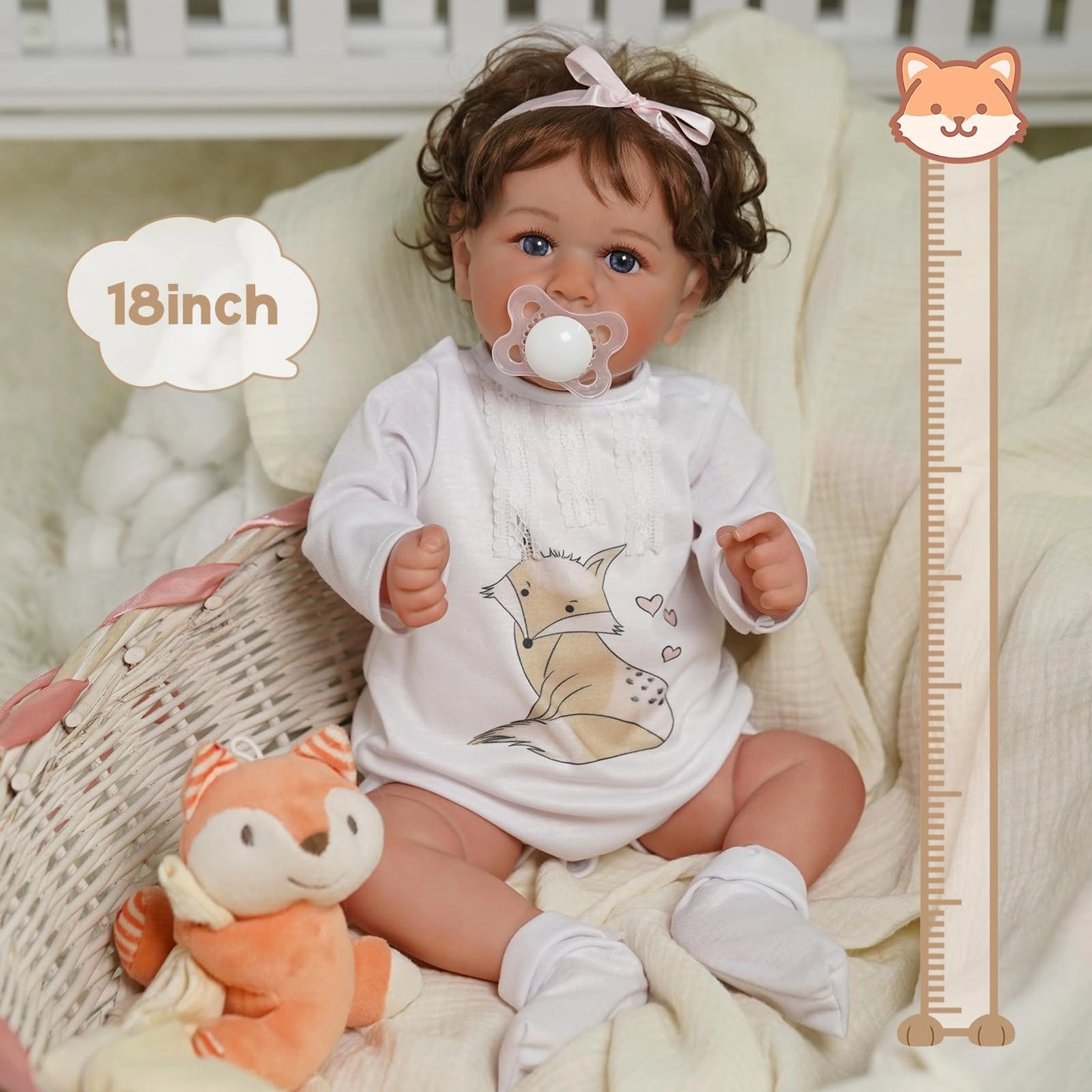 Reborn Baby Doll - 20 Inch Vinyl Drink & Pee Ages 3+