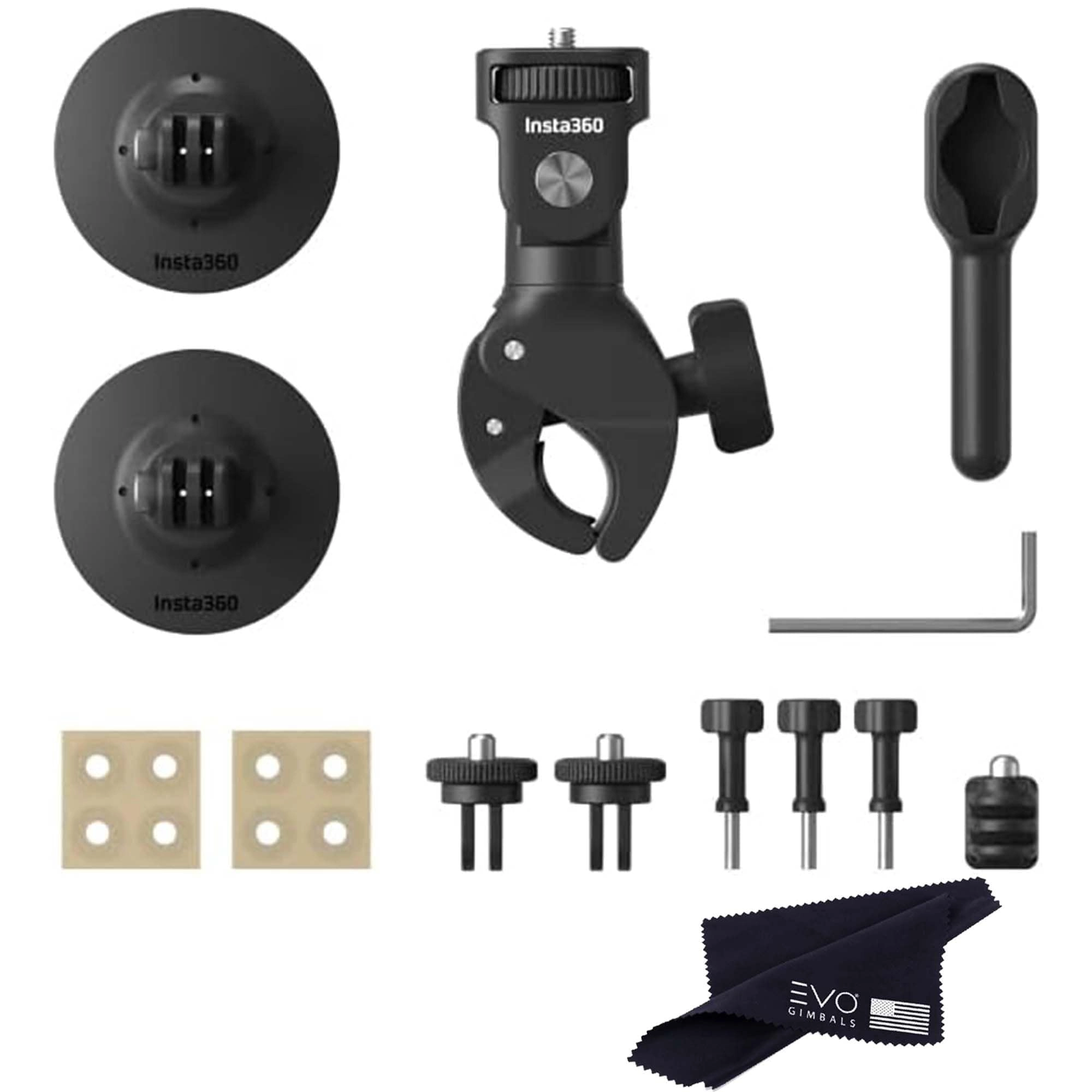 Insta360 Motorcycle Mounting Kit - New Version Bundle