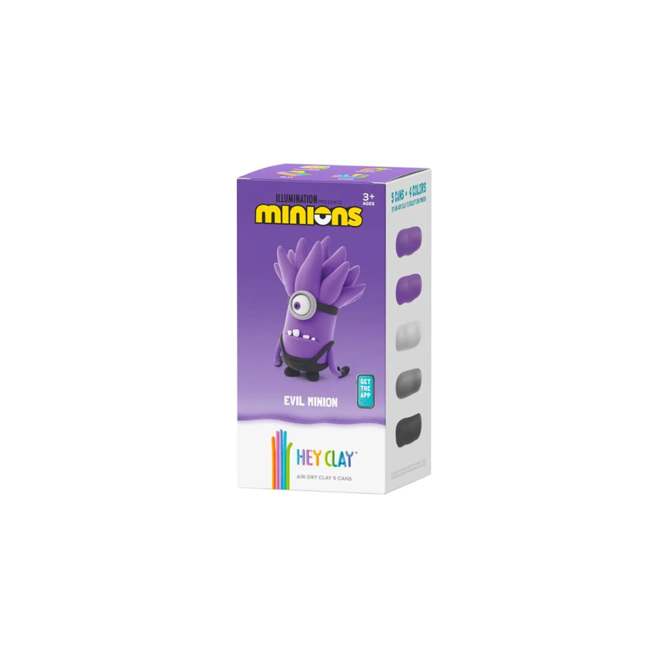 HEY CLAY Minions Evil Minion - Air-Dry Clay 150g 5pcs.