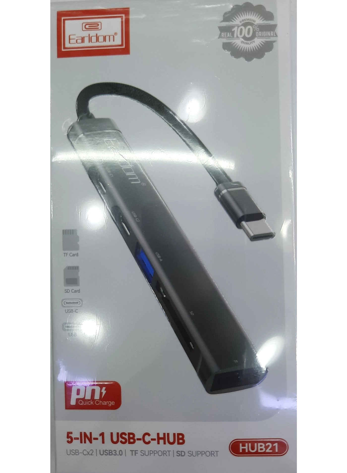 W18 Type C Hub - 3 USB HDMI 3D/TF