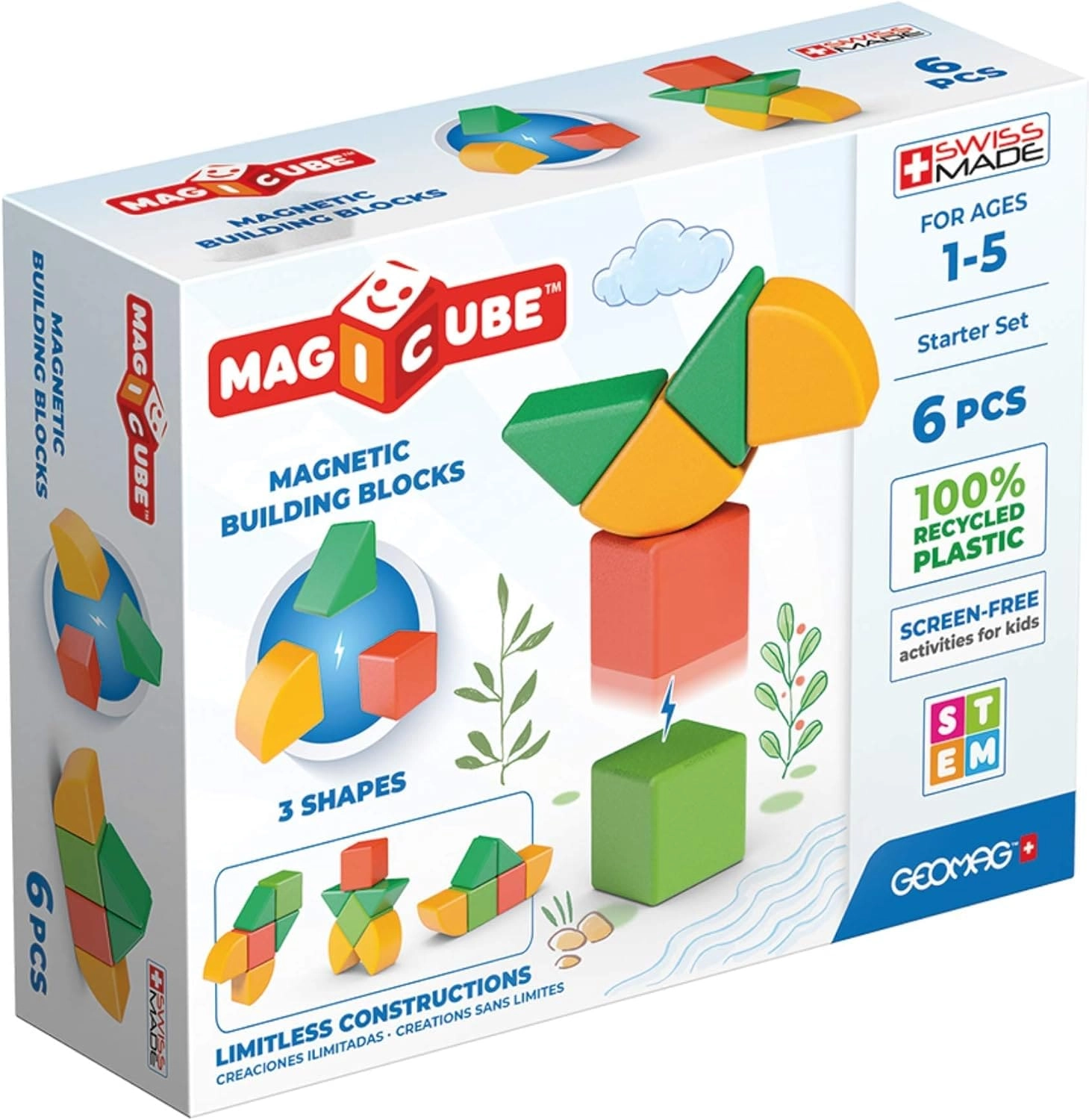 COLOR LAND CHILDRENS TOYS CENTER LLC Magicube - 6pcs