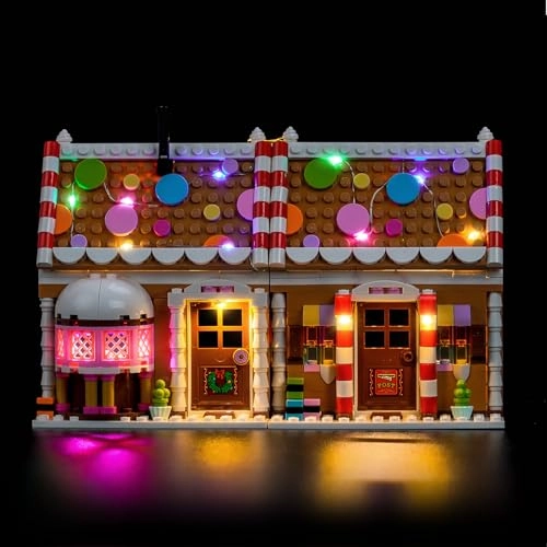 LED Light Set - Compatible with 40809 Festive Gingerbread House Battery Powered