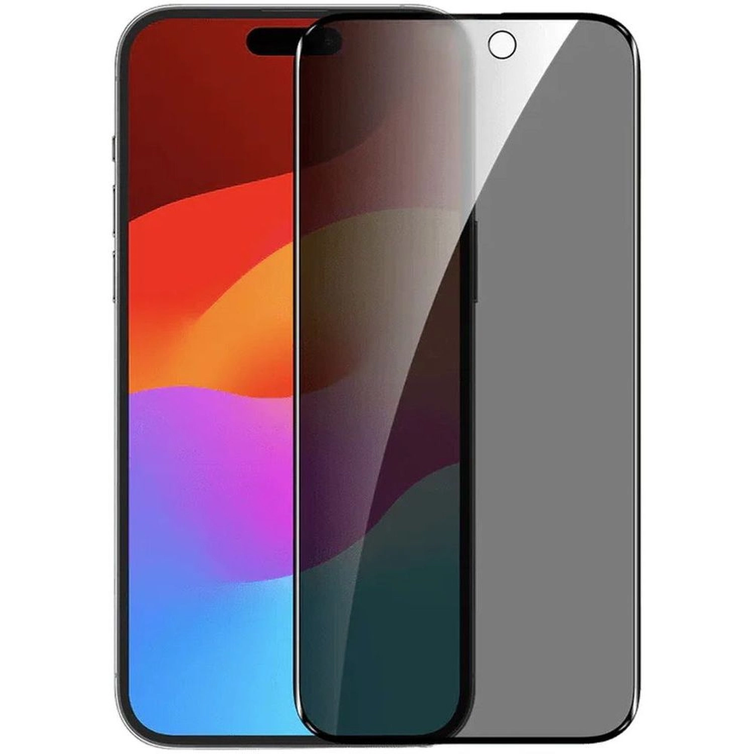 Helix Privacy Tempered Glass Screen Protector for iPhone 15 Pro Max