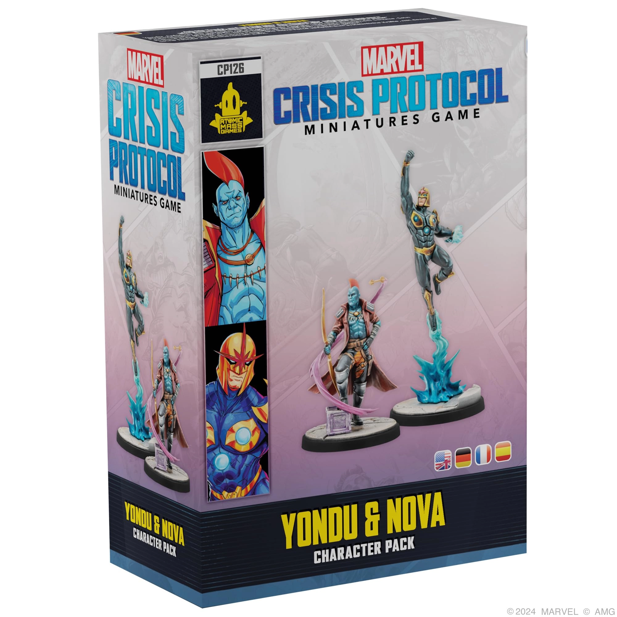 Asmodee Marvel Crisis Protocol: Nova & Yondu Character Pack - 2 Piece Miniature Pack