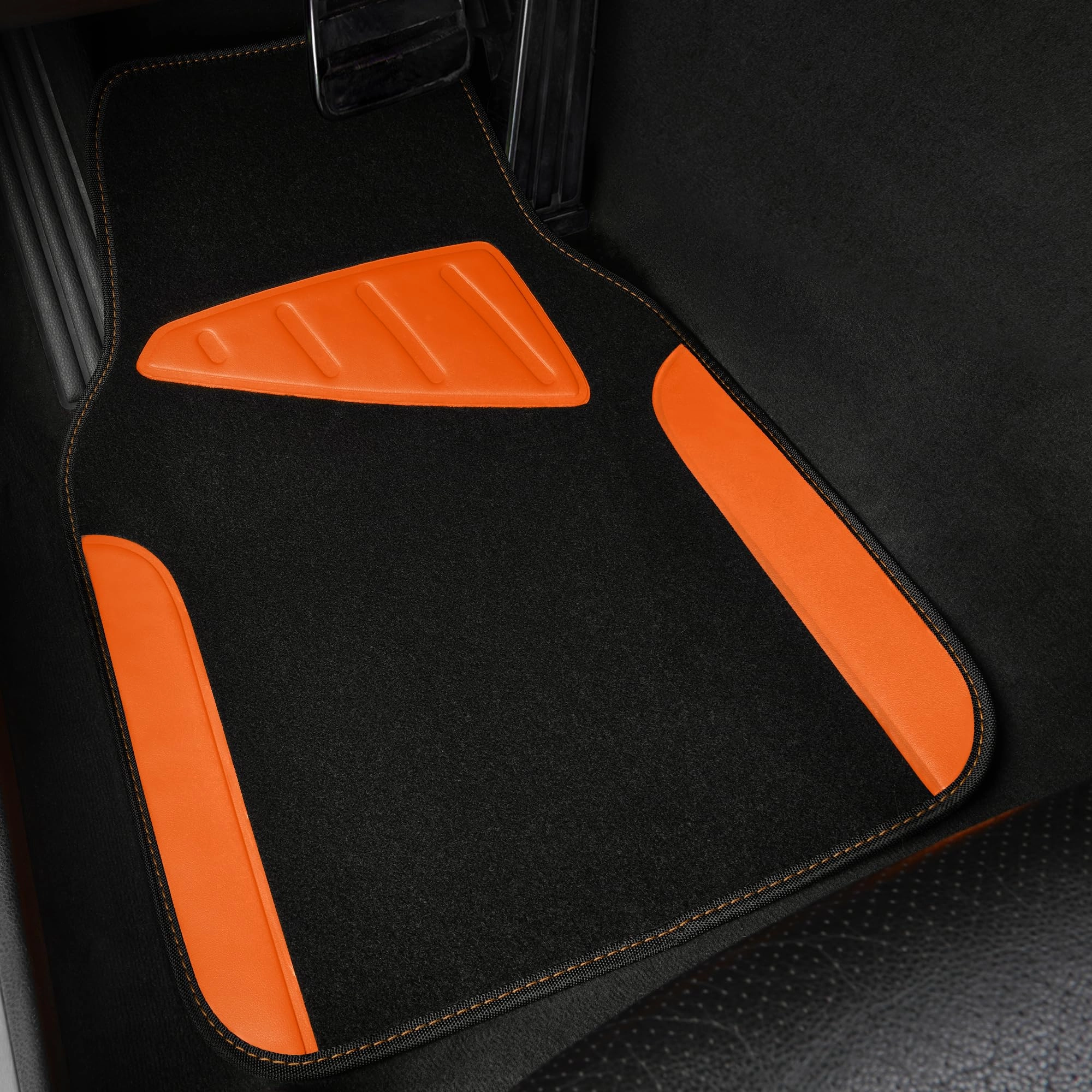 Jelly Waterproof Universal Fit Car Floor Mats - Pink Leather