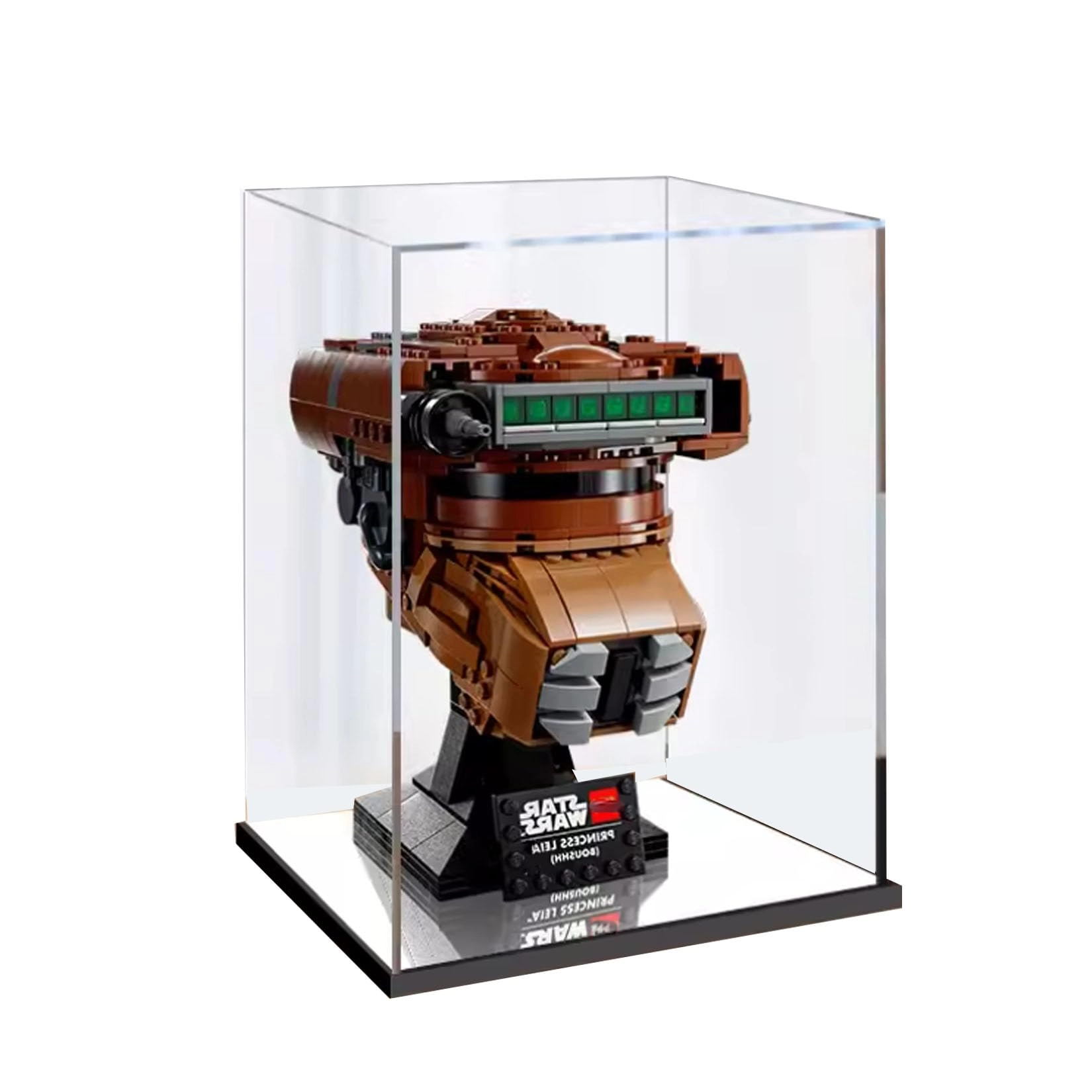 HALFS Lego Acrylic Display Case for Princess Leia 75351 - 3mm 6.3 x 7.1 x 9.8 inches