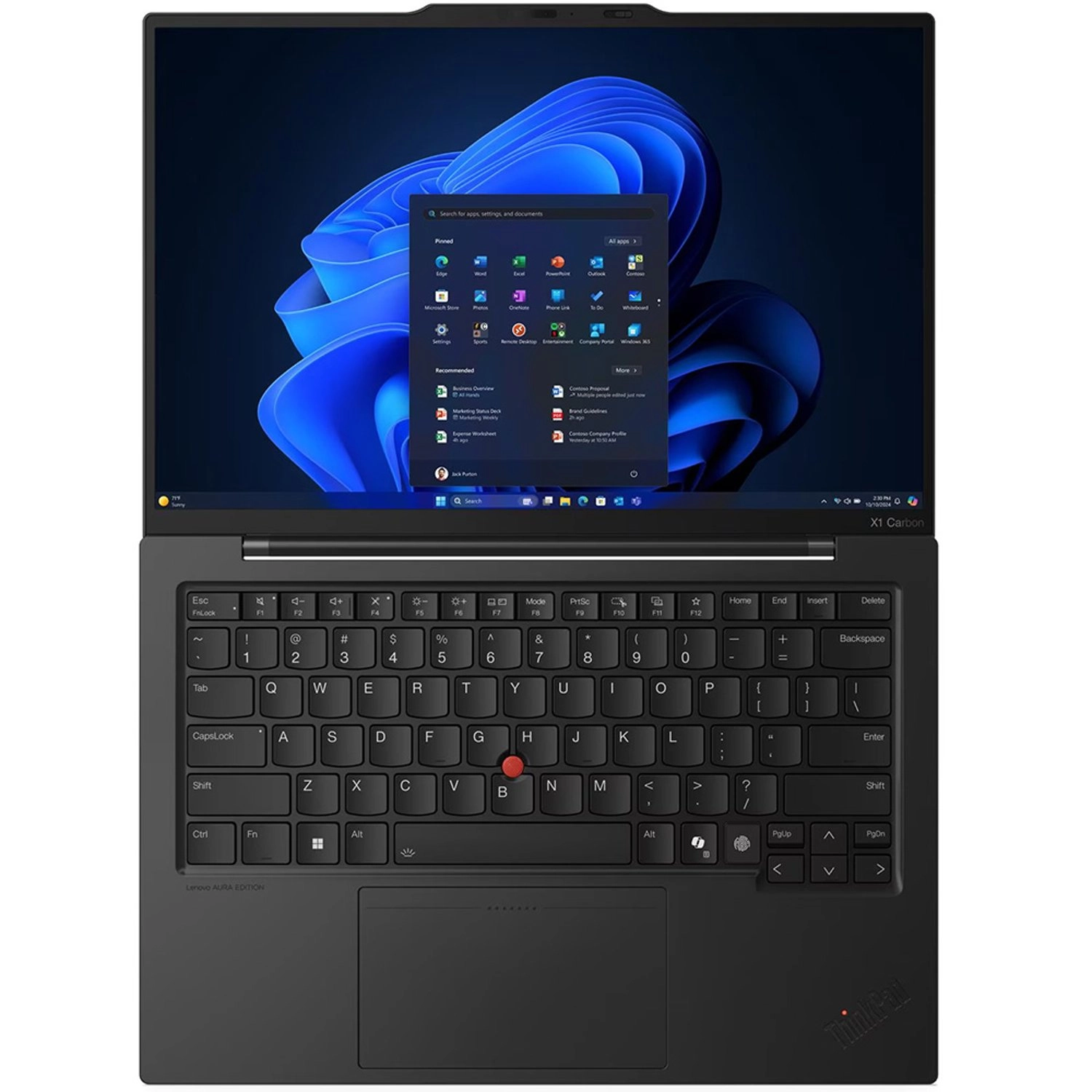 ThinkPad X1 Carbon Gen 13 Aura Edition 21NS0014US - 14'' Core Ultra 7 258V 32GB DDR5 1TB SSD