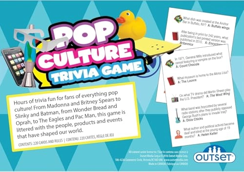 Pop Culture Trivia: A Game About Fashions Fads and Crazes