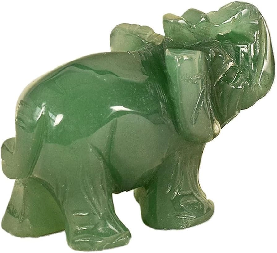 Elephant Ornament - Jade Stone