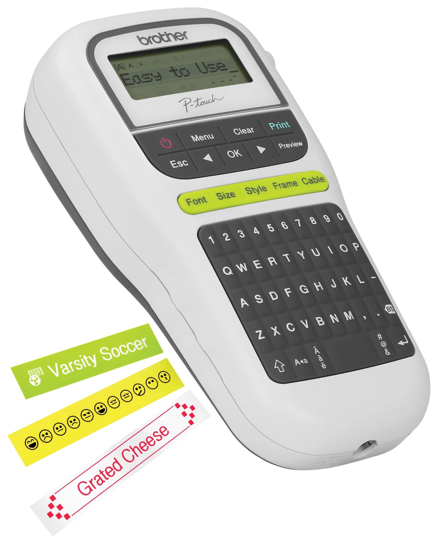 Brother PTH110 - Portable Monochrome Qwerty Keyboard