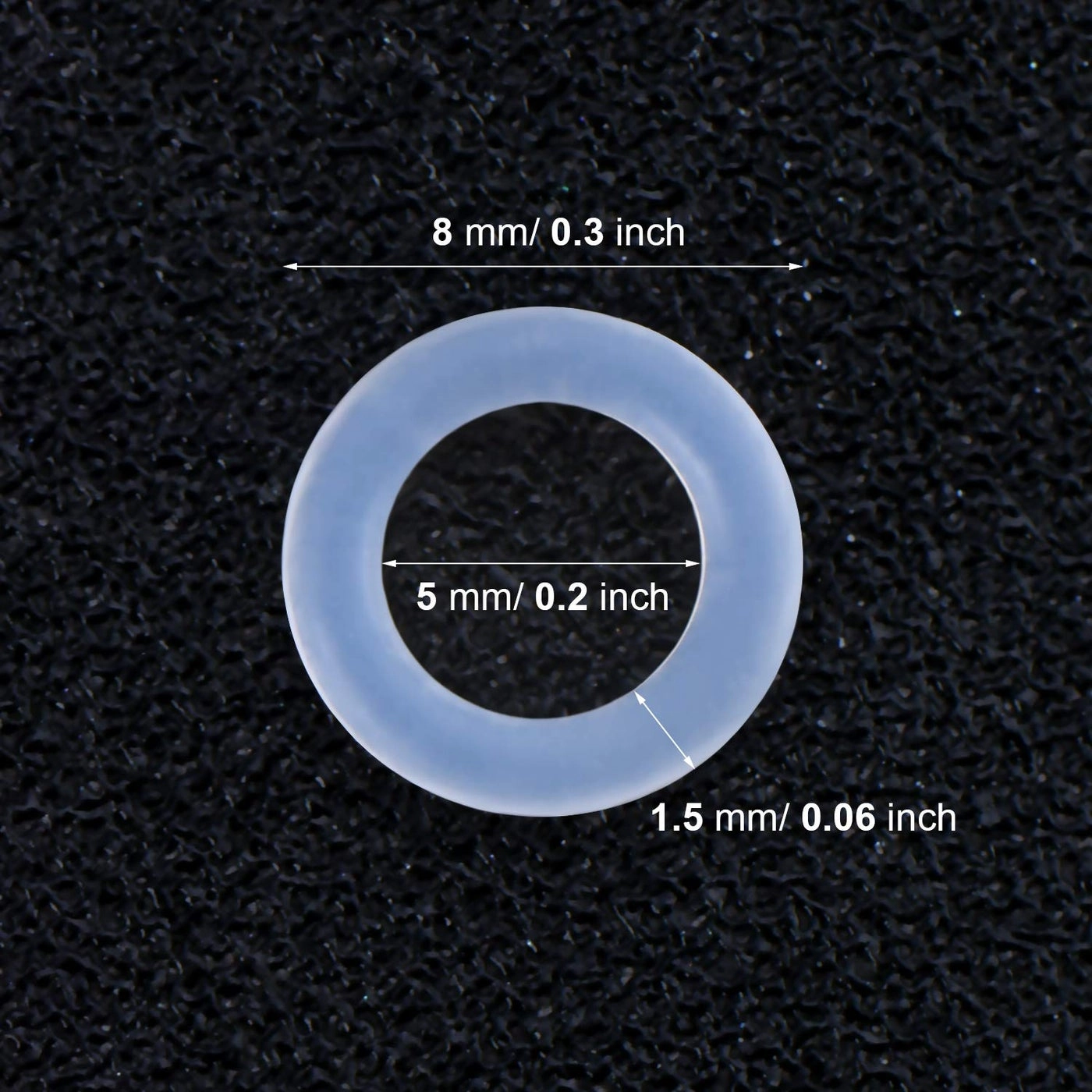 Keycap Puller + Rubber O-Ring Dampeners - 200 Pcs