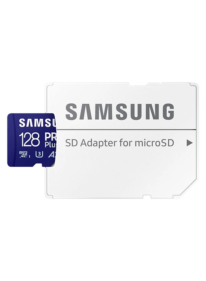 PRO Plus microSD Card - 128 GB + SD Adapter