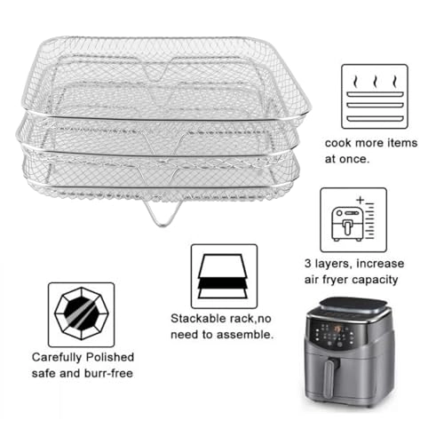 Air Fryer Rack - Stainless Steel 3 piece(s)