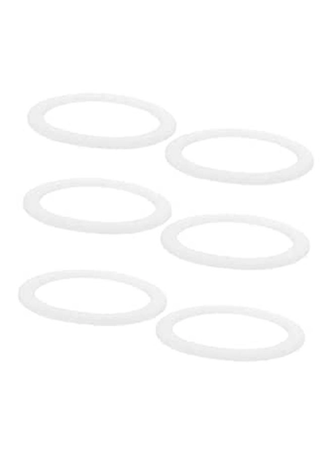 PRETYZOOM Sealing Rings - 6Pcs Heat Resistant Silicone