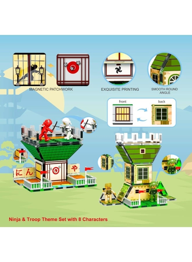 Magnetic Tiles Ninja Troop Theme (PTQ02)