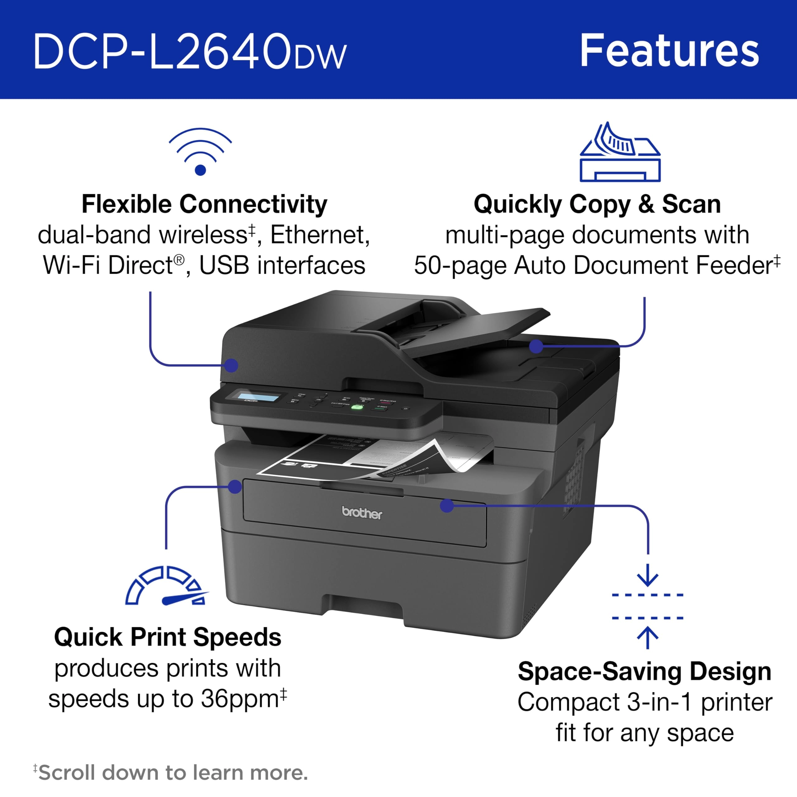 DCPL2640DW - Laser Monochrome