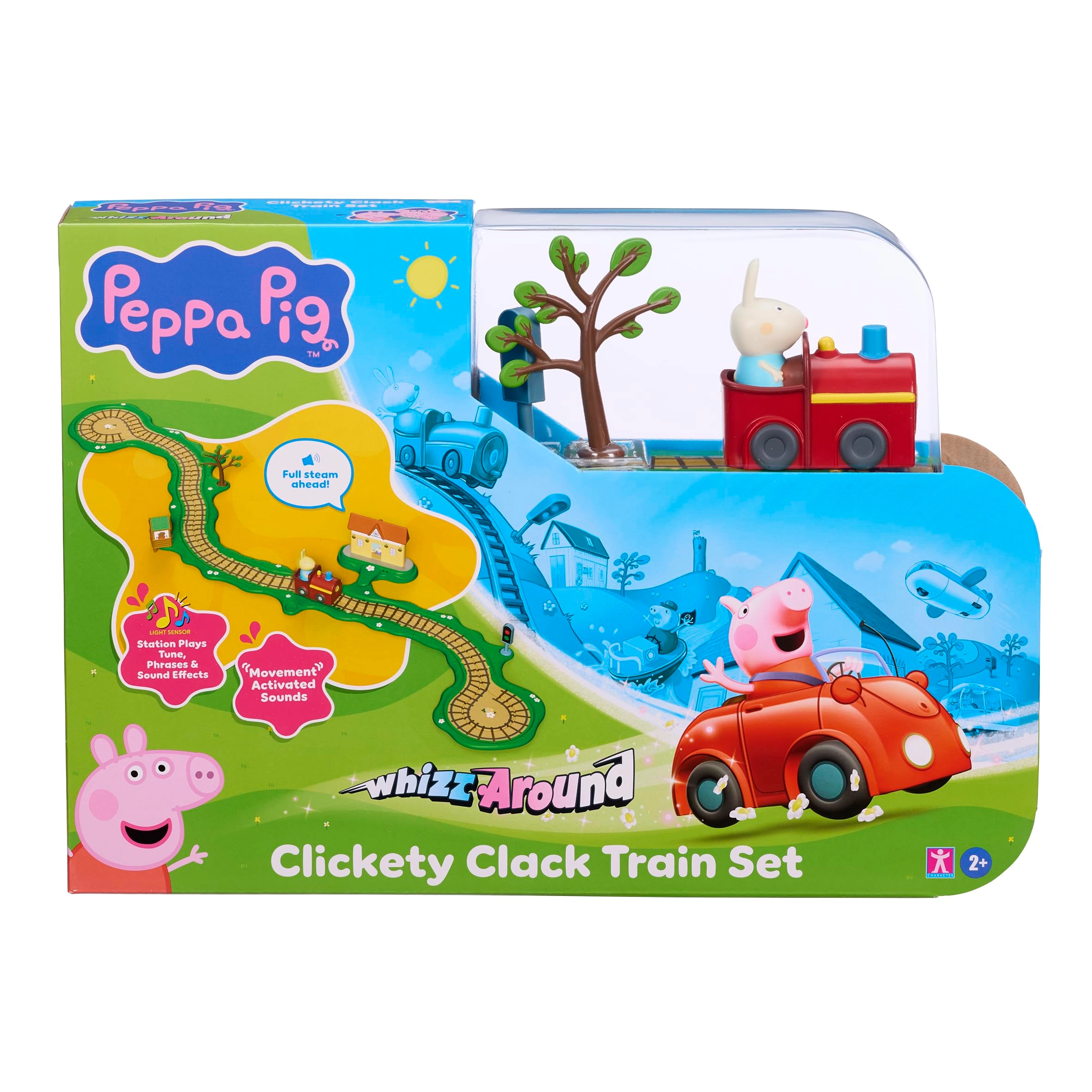 Character Whizz Around Clickety Clack Train Set - 1:64 15 pcs