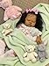 Reborn Baby Doll - 19 Inch Cloth Body Black Curly Hair Ages 3+