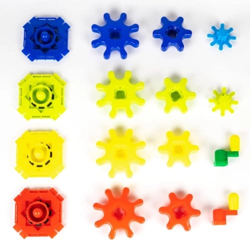 Make & Spin Gears - 5 - 10 months 40 pieces