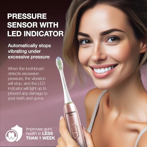 IntelliBrush - 50,000 VPM 8 Brush Heads Pressure Sensor