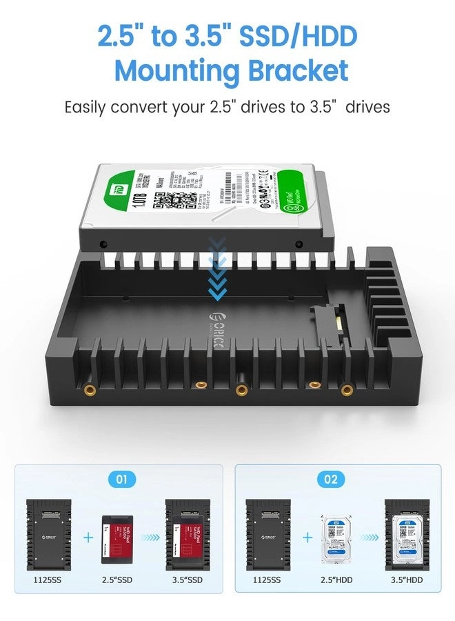 2.5 to 3.5 Drive Adapter - SATA III 2.5 inch Pack