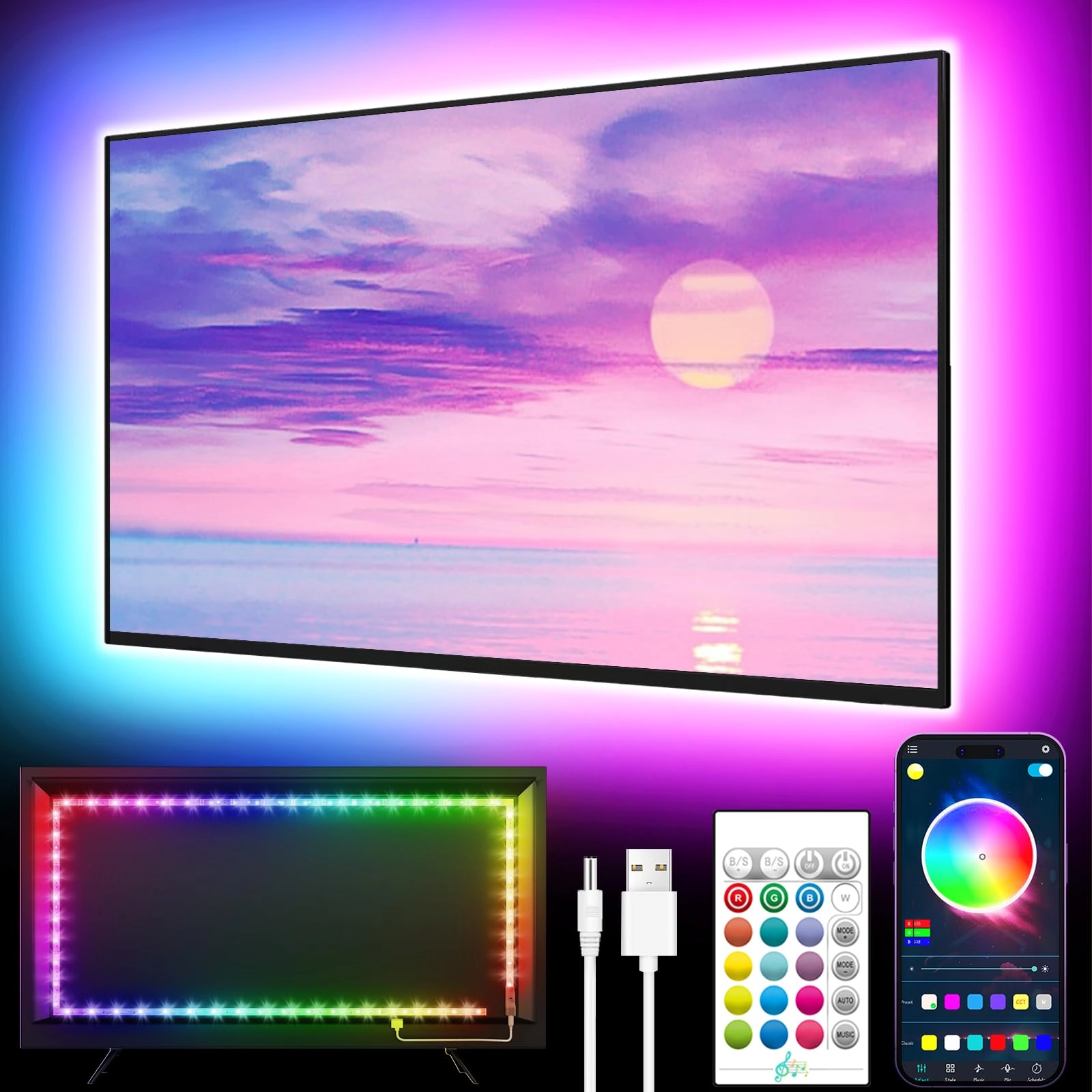 gipoyent TV Light Strip - 5M