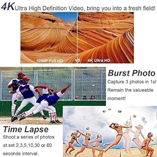 4K Action Camera - 120FPS