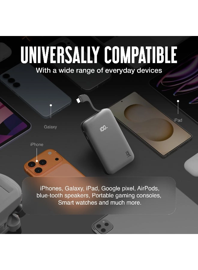 Eco Integrated Power Bank - 5000mAh 12 W