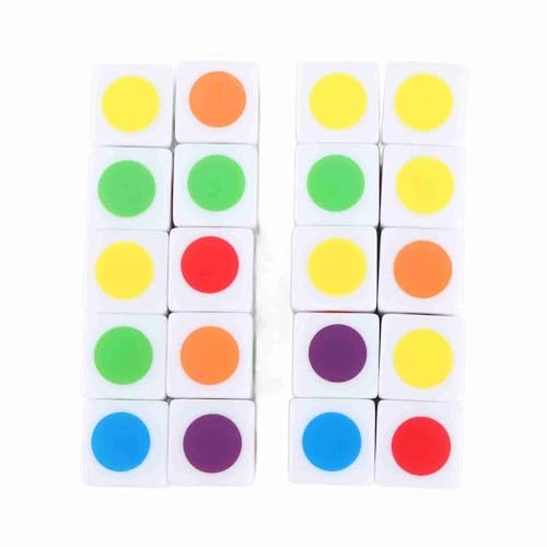 Color Dot Dice - 18 months and up 20 pieces