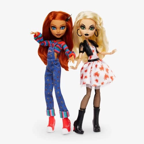 Chucky and Tiffany Doll - 10 inches Plastic Ages 15+