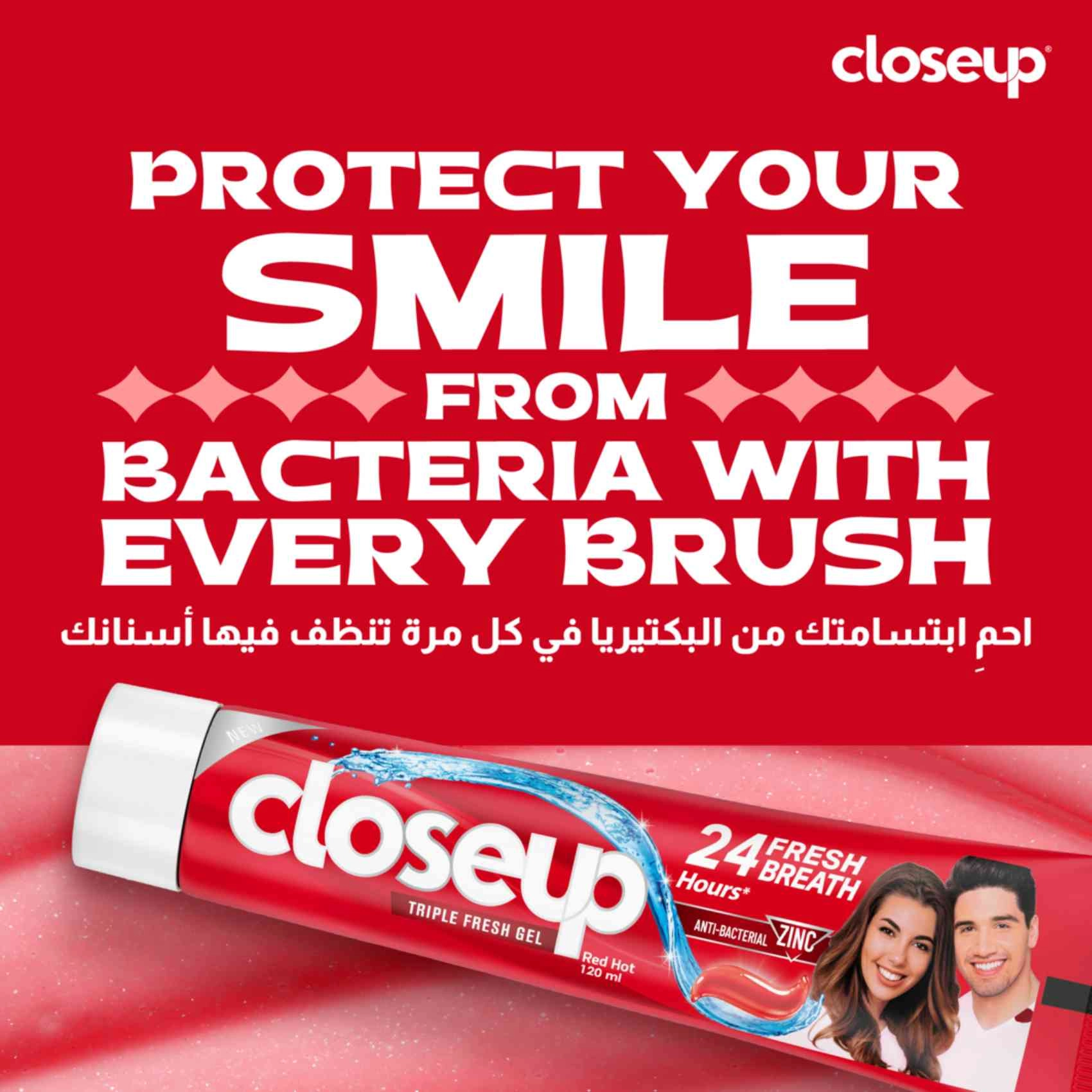 Triple Fresh Gel Red Hot Toothpaste 50ml
