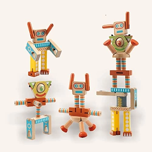 Ze Elastorobot - Wood Multicolour