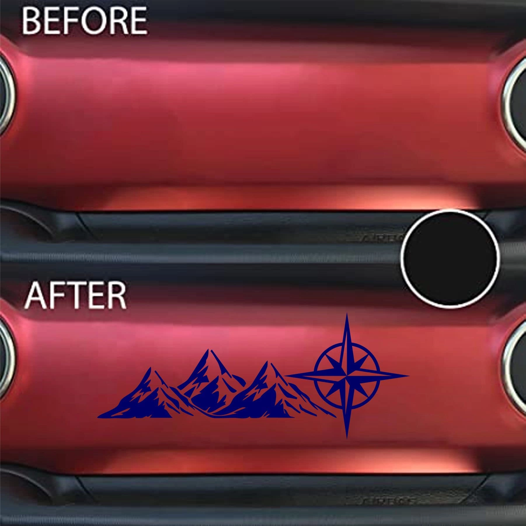 Car Dashboard Stickers