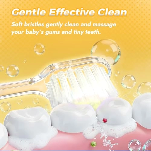 Toddler Sonic Electric Toothbrush - Ages 1-3 Years 2 Brush Heads