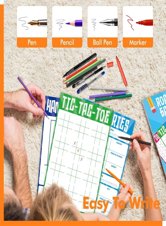 Road Trip Game Pads - Kid, Adult 10 Games Pack