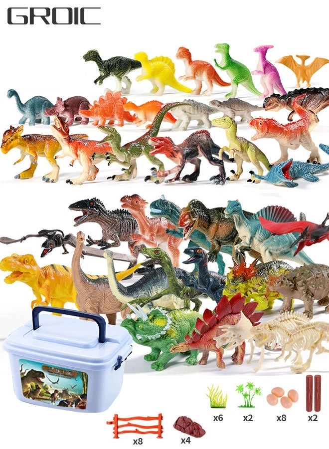 GROIC Dinosaur Toys Figures - 44PCS