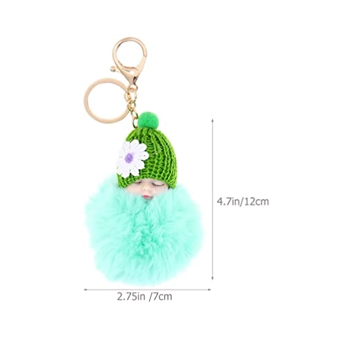 Doll Pompom Keychain
