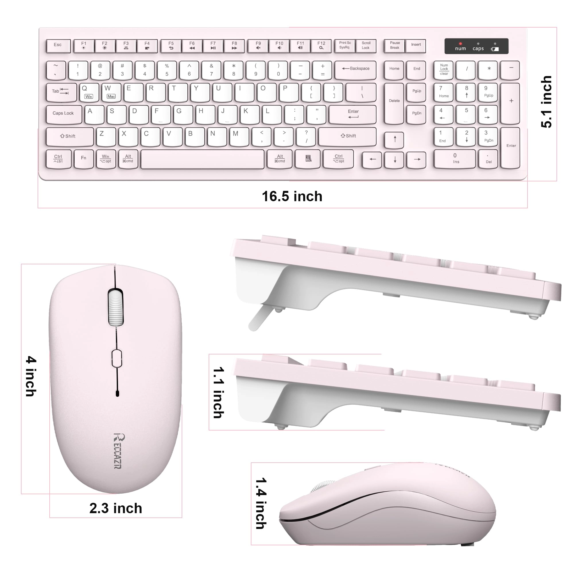 Ergonomic Wireless Keyboard - Wired
