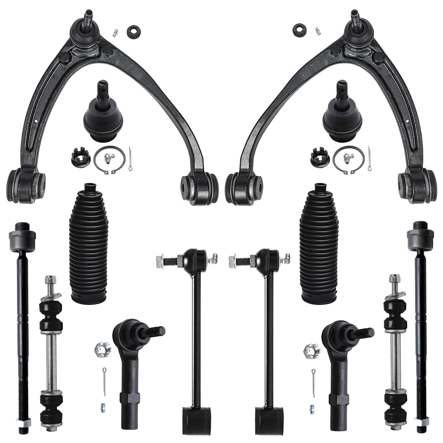 14pc Front End Control Arms Kit