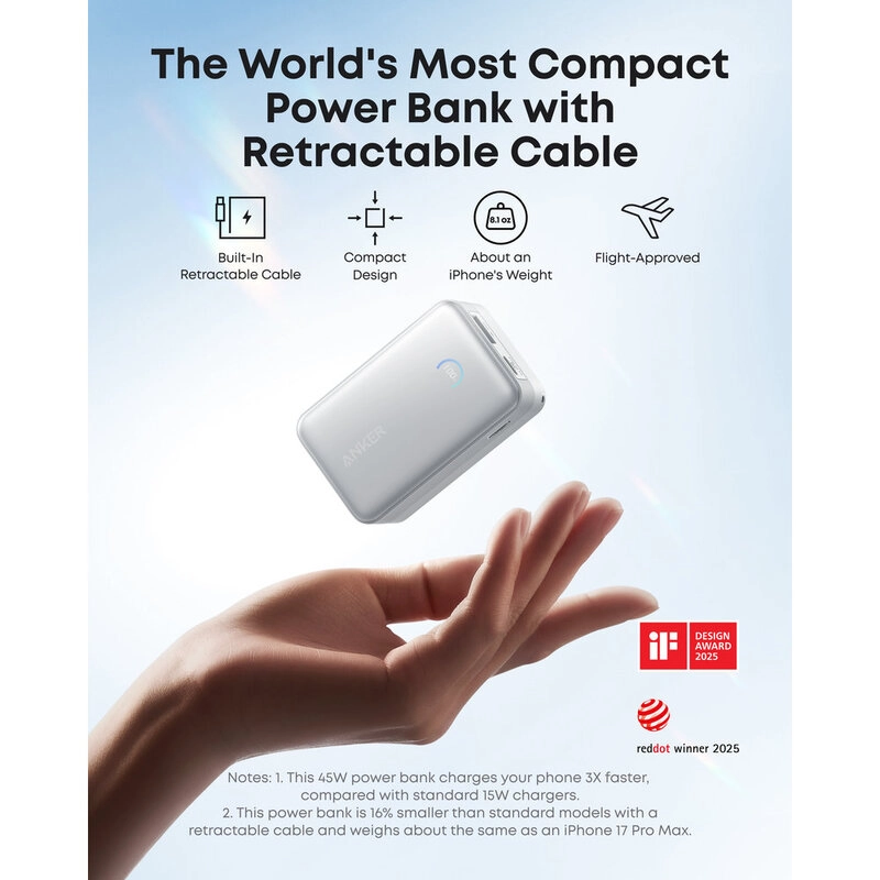 A1638 - 10,000mAh 45W Fast charging