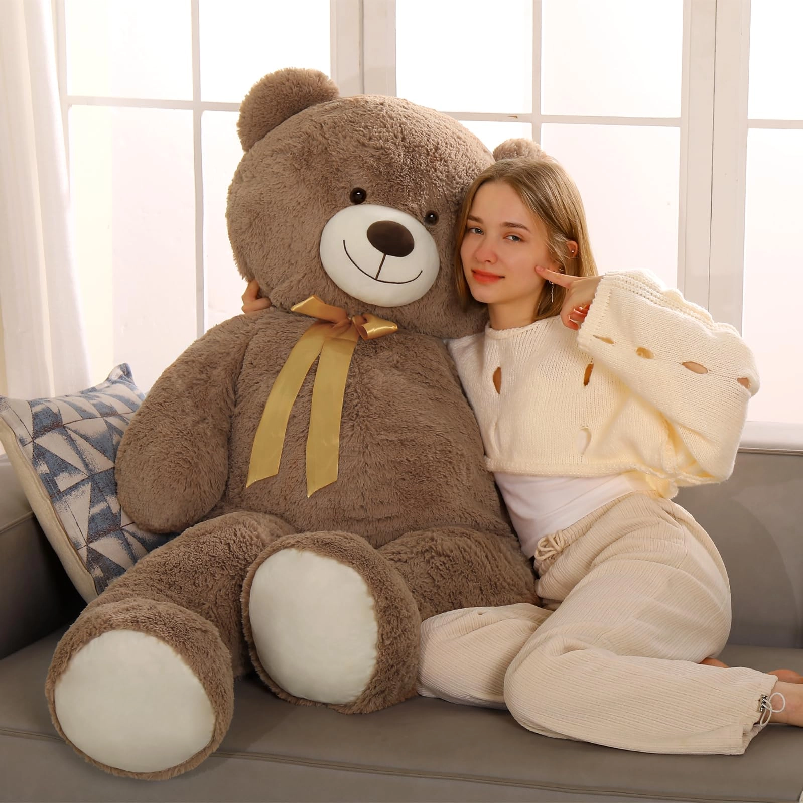 Teddy Bear - 52'' Dark Brown