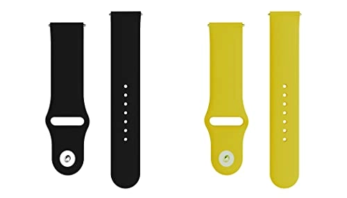 2 Pack 20mm Silicone Watch Band for Sekonda Motion
