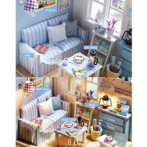 DIY Miniature Dollhouse Kit - Warm Moment 1:24