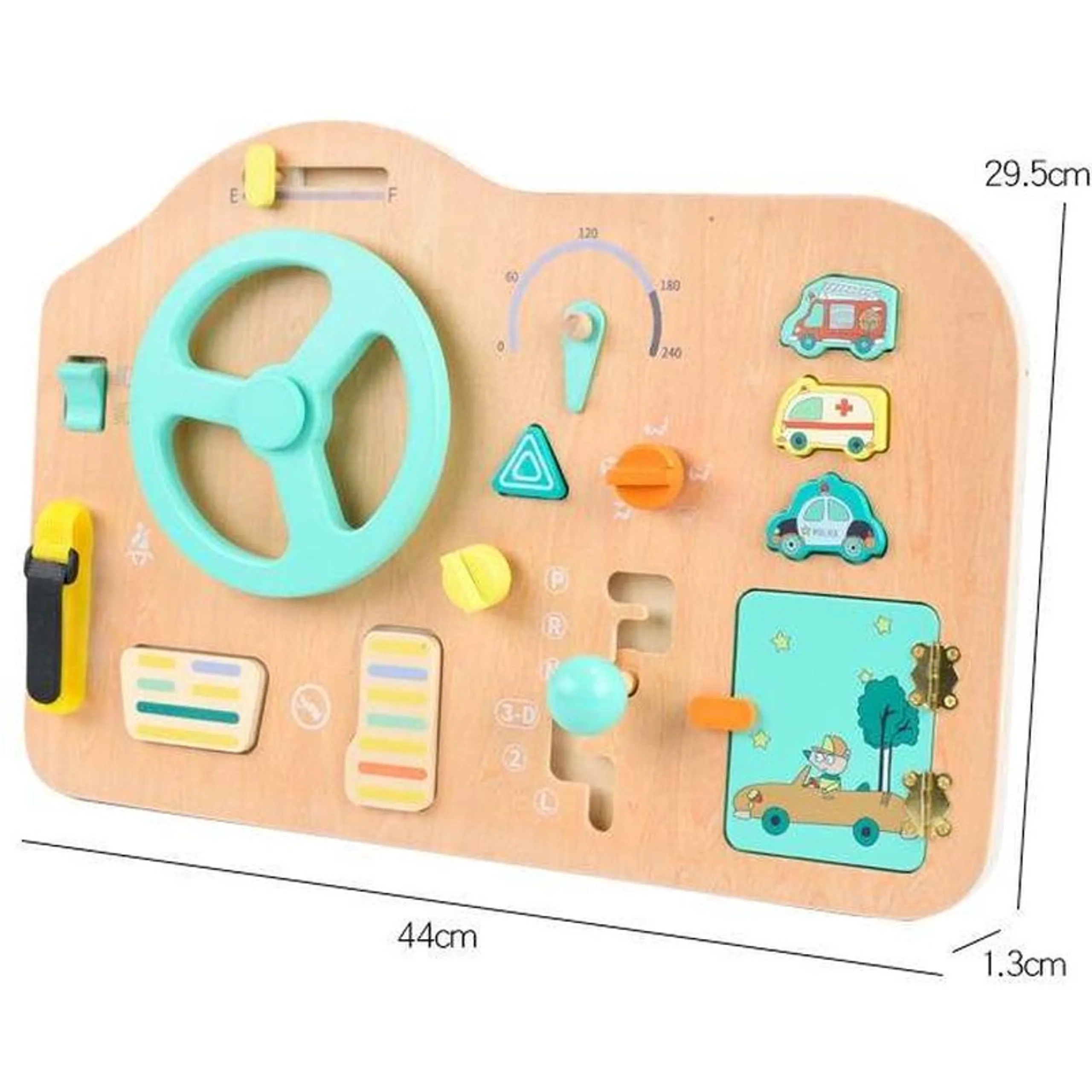 Jaxson Wooden Steering Driving Board - Suitable for 3 years & above